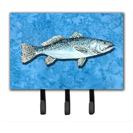 Carolines Treasures Fish Trout Leash Holder or Key Hook 8770TH68